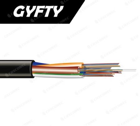 GYFTY Non-Metallic Outdoor 12F Stranded Loose Tube Fiber PE Sheath - Non-metallic Stranded loose tube OFC cable